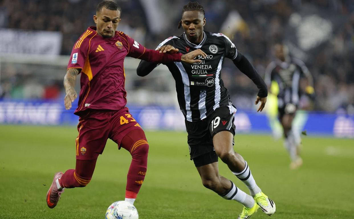 天助国米：意甲第11名乌迪内斯爆冷击败罗马，后者基本退出争冠行列